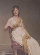 Jacques-Louis  David Madame de Verninac,nee Henriette Delacroix,Sister of Eugene Delacroix,date Anno Septimo (mk05) china oil painting artist